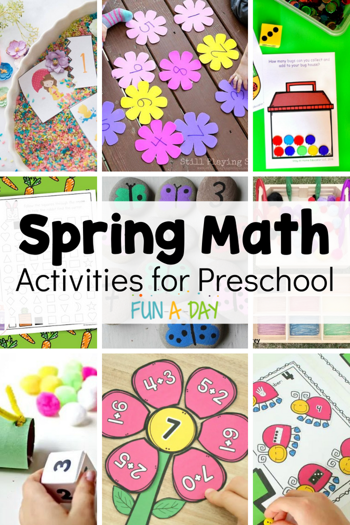 35+ Spring Math Activities for Preschool