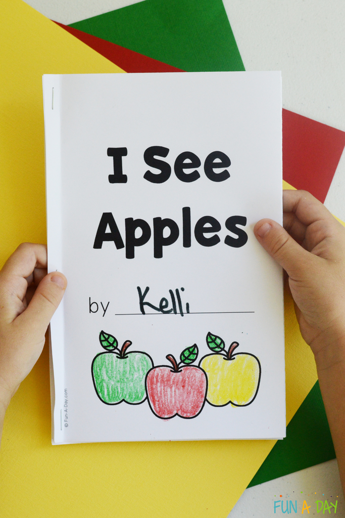 Free I See Apples Printable Book