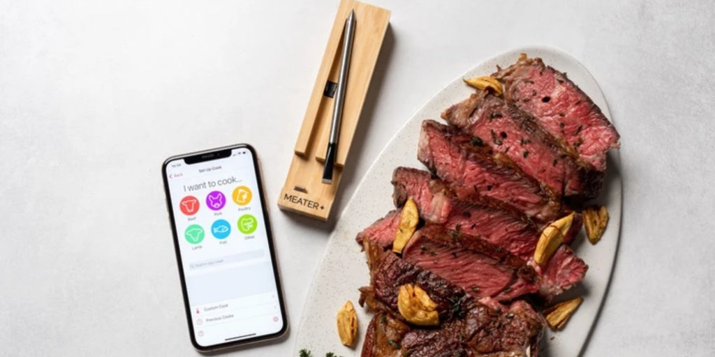 MEATER Plus lets you check the internal and ambient temp of your cook at 2023 low of $80