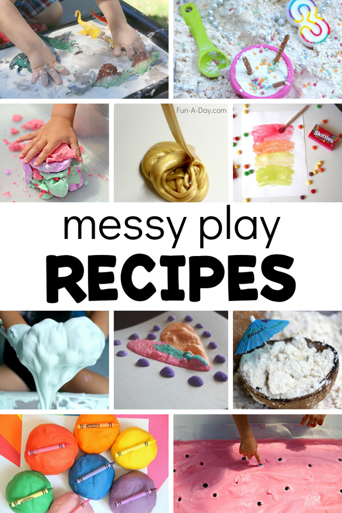 Epic List of Messy Play Recipes