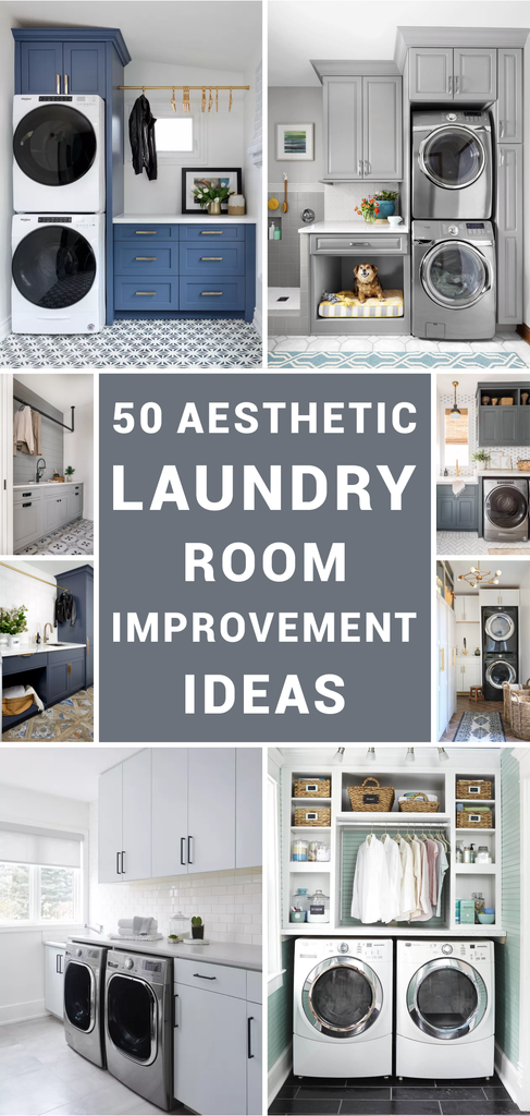 50 Aesthetic Laundry Room Improvement Ideas