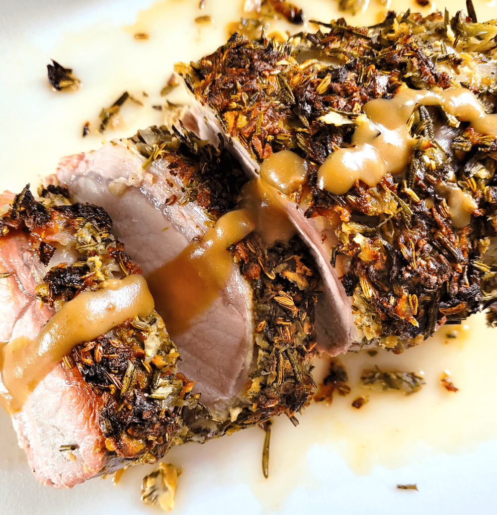 Roasted Rosemary Pork Loin & Gravy