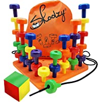 Skoolzy Preschool Kids Montessori Toys Peg Board Set only $10.82