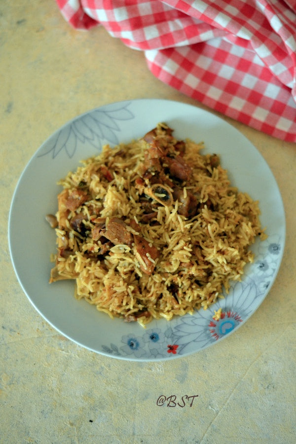 Easy Pressure Cooker Mutton Biriyani