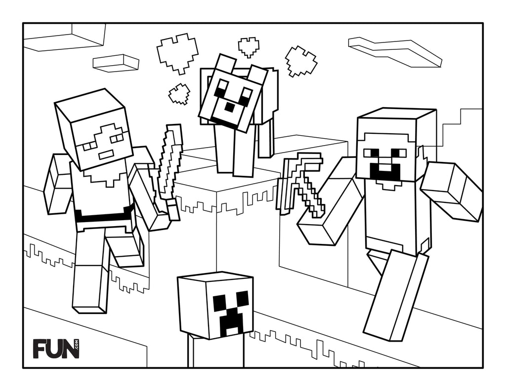 Video Game Coloring Pages