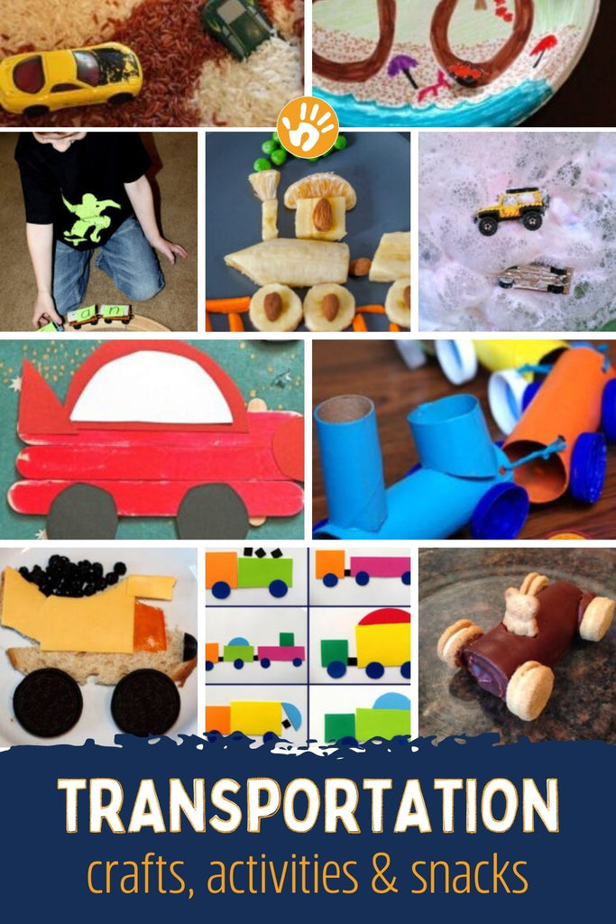 Tons of Transportation Theme Crafts, Activities, and Snacks