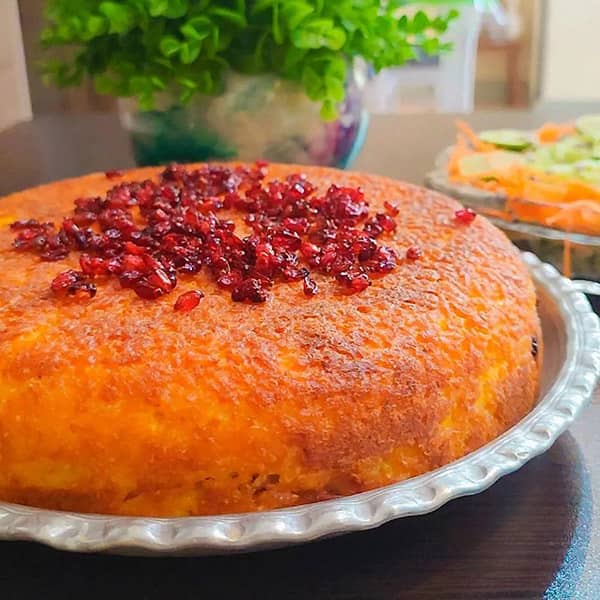 Tahchin Morgh Recipe (Crispy Persian Saffron Rice Cake)