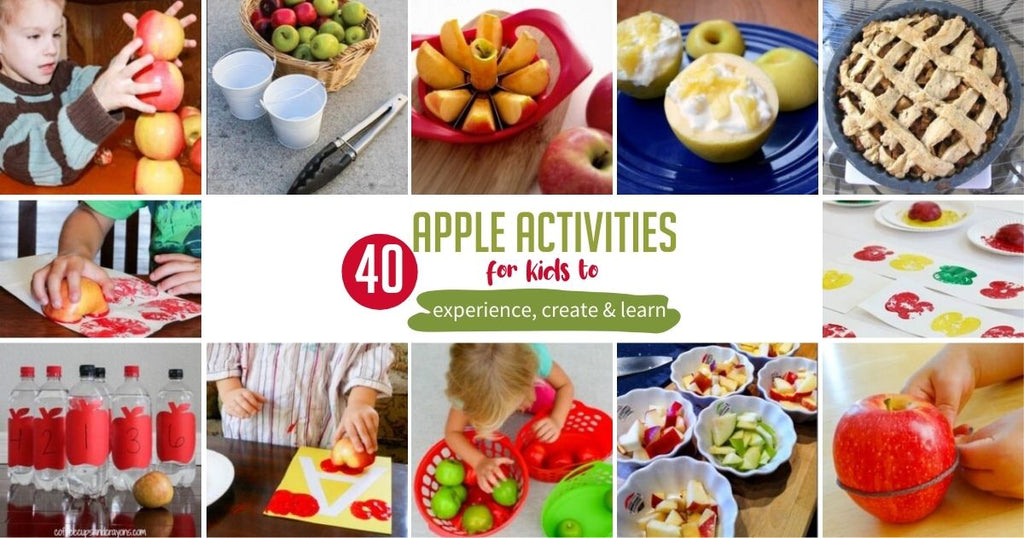 40 Easy Apple Activities for Kids to Experiment, Create & Learn