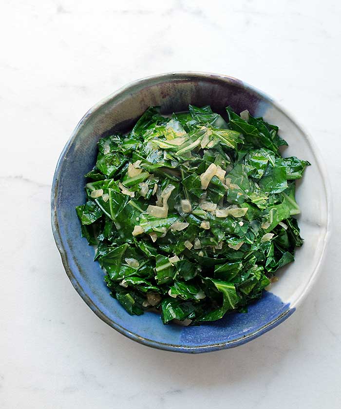 Creamy Vegan Greens and a Food Safety Lesson