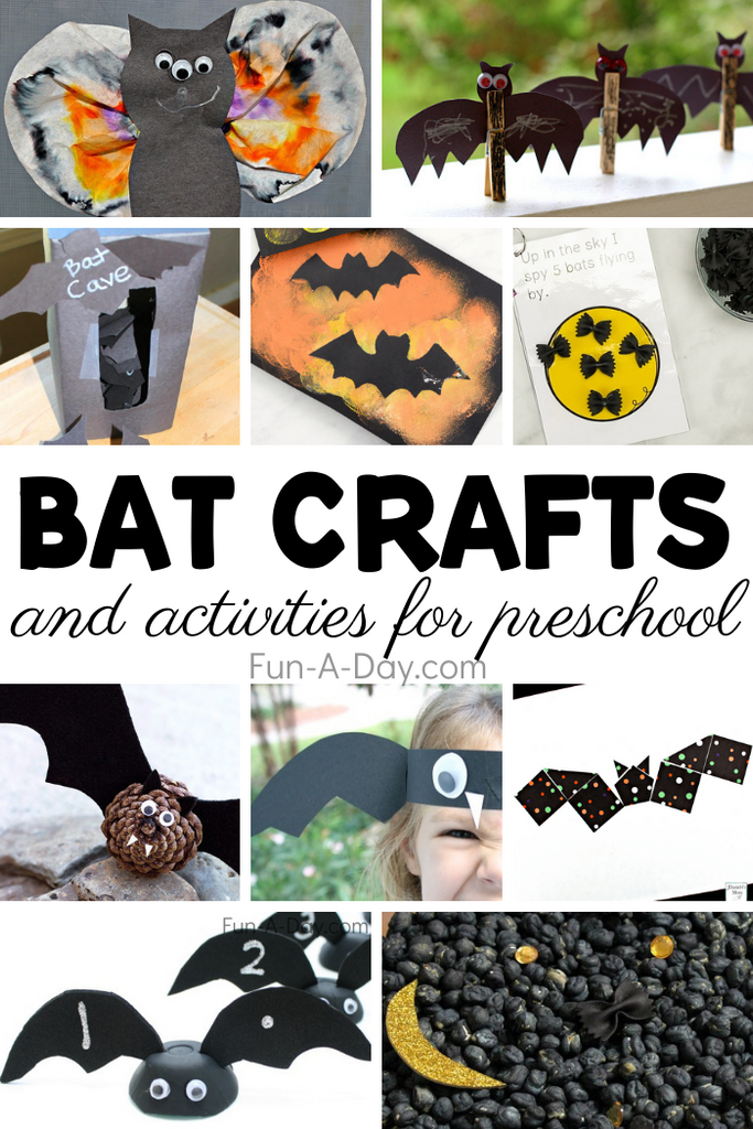 Bat Crafts and Activities for Preschool