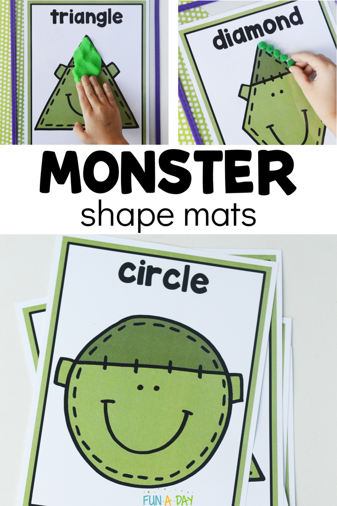 Free Printable Monster Shape Mats