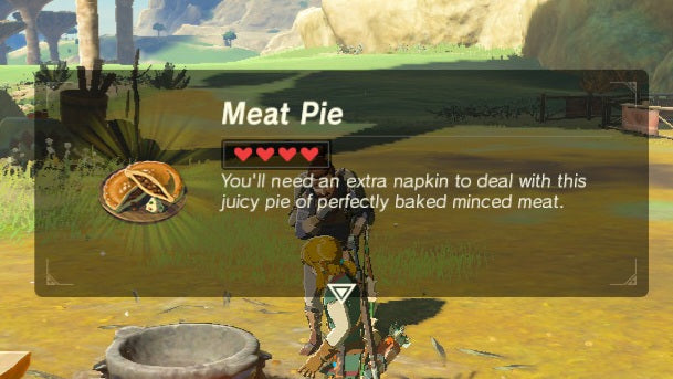 Fictional Foods - The Legend of Zelda: Breath of the Wild’s Meat Pie