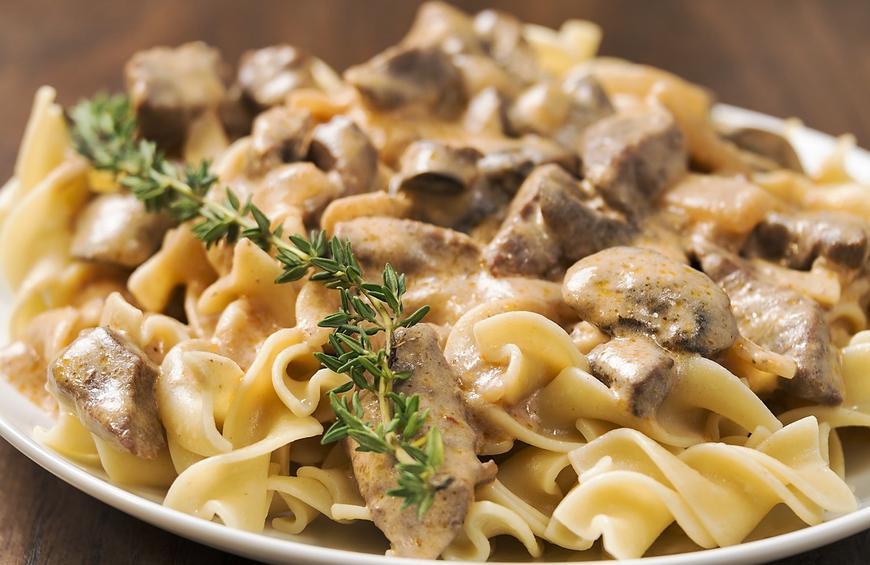 Beef Stroganoff