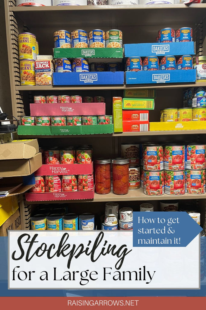 Stockpile Your Pantry – Large Family Style!