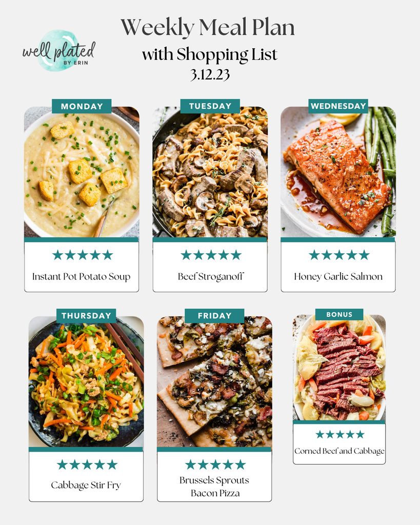 What to Make This Week - 3.12.23 Meal Plan