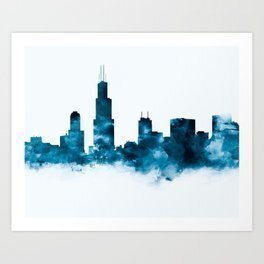 Pick Up Chicago Skyline Painting