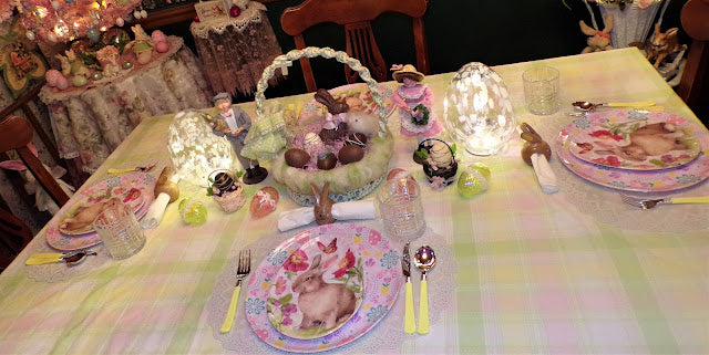 2 Easter Tablescapes and Easter Wrap Up, 2023