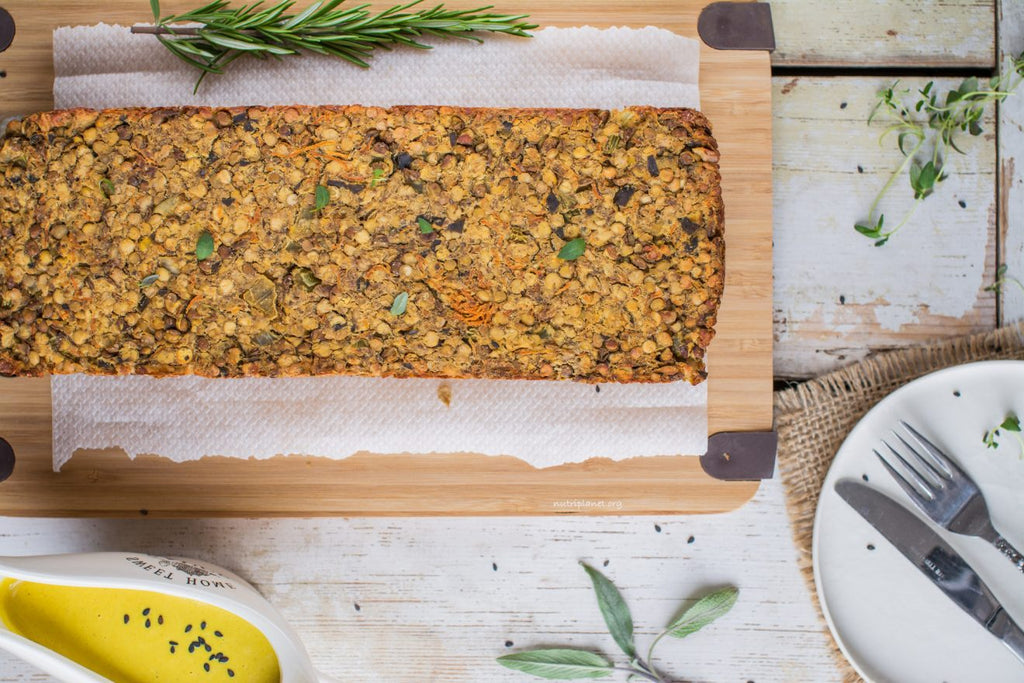 Simple Lentil Loaf [Vegan, Gluten-Free]