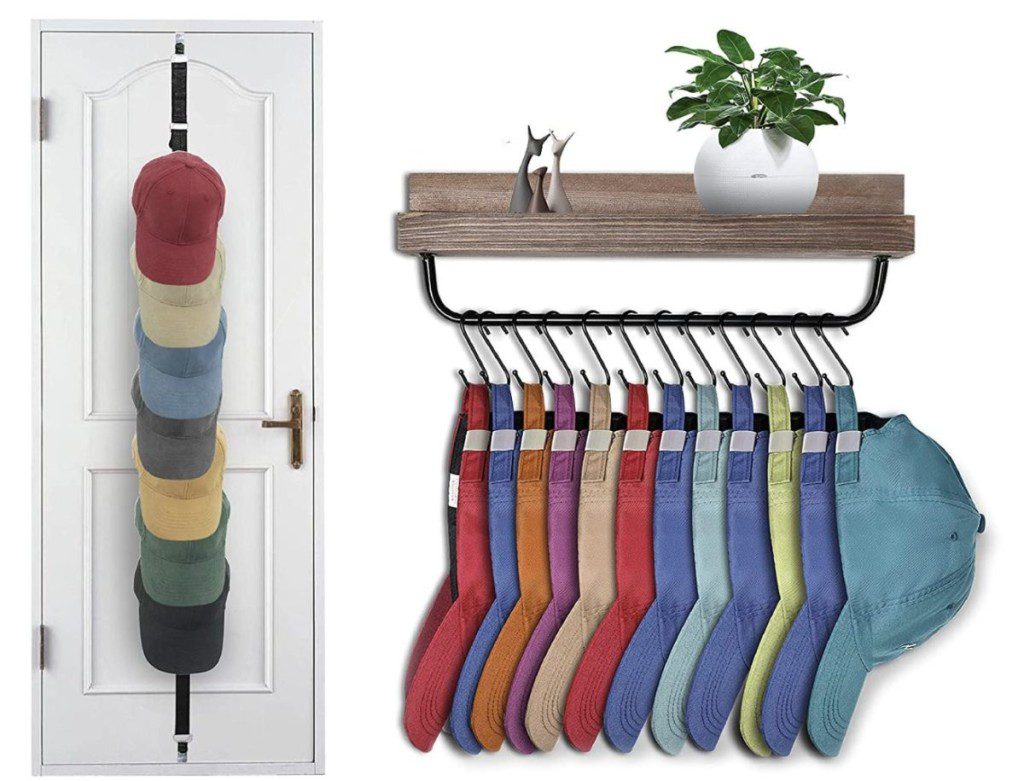 Today Only 2/28 – Set of TWO Baseball Hat Racks  – Just $12.79 shipped! {Holds up to 19 Hats total}