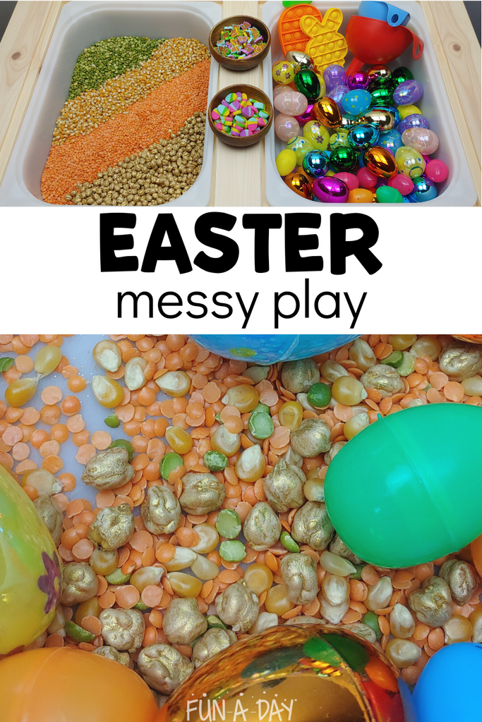 Easter Messy Play Using Materials You Already Have