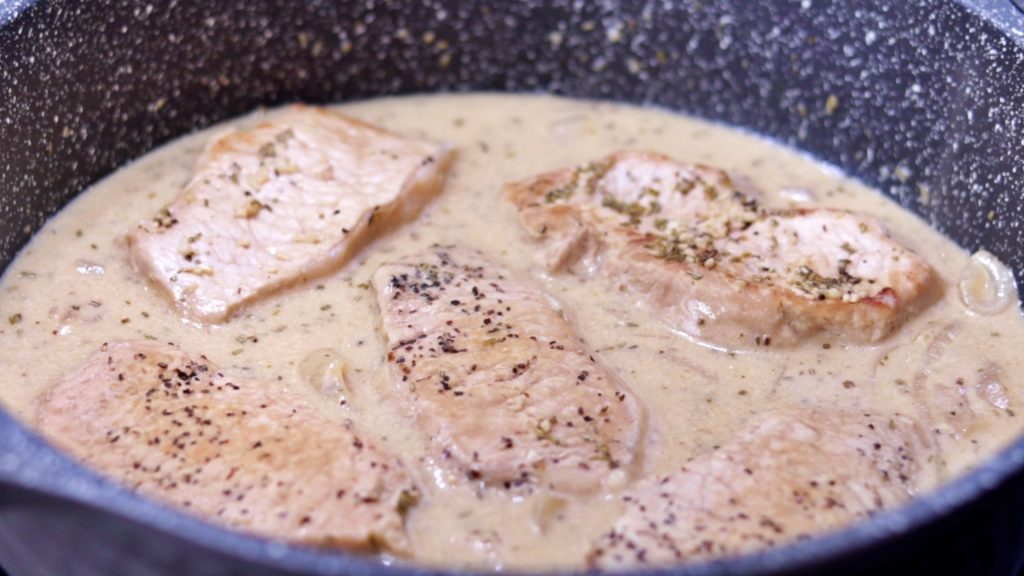 Keto Smothered Pork Chop Recipe