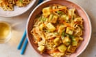 £1 meals: Tom Kerridge’s budget recipes for peanut noodles and cheesy spaghetti