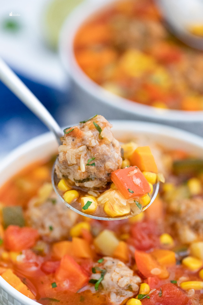 Mexican Meatball Soup