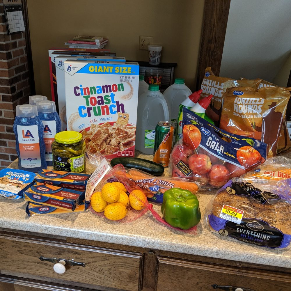 September & October Grocery Shopping Totals