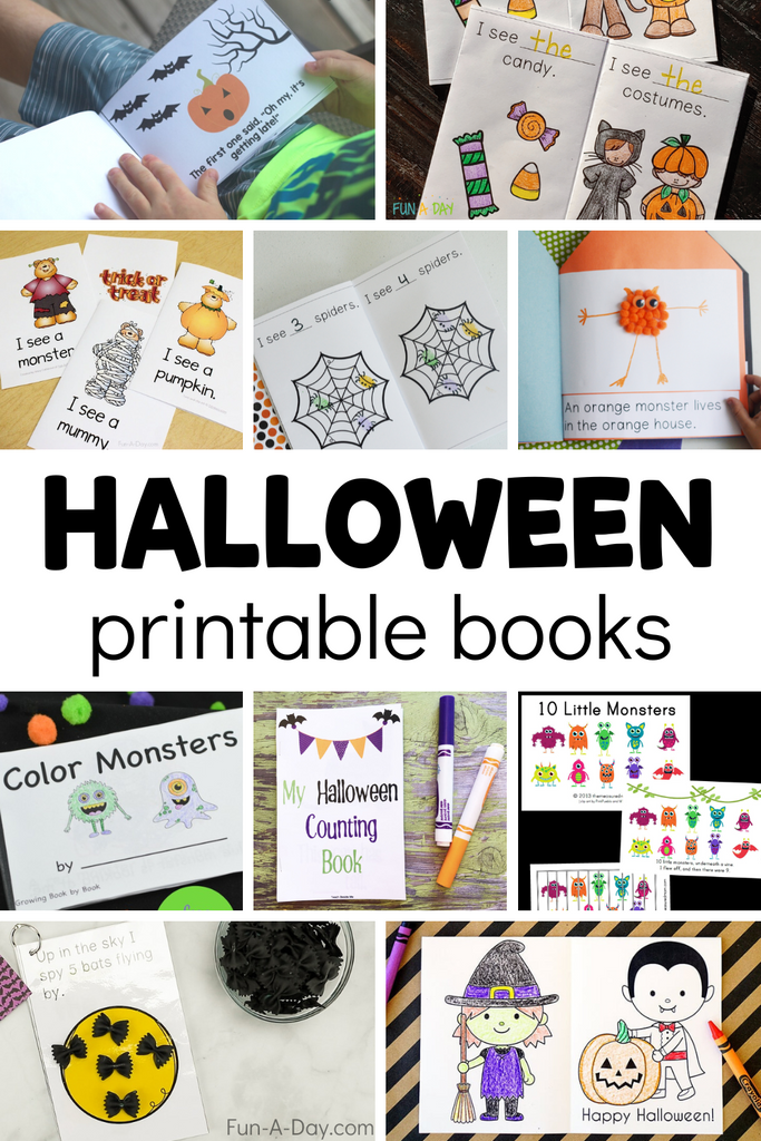 Free Halloween Printable Books for Kids