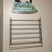 Royal 7 Clothes Drying Rack Stainless Steel Wall Mounted Adjustable Folding, No Assembly Required (32 INCH)