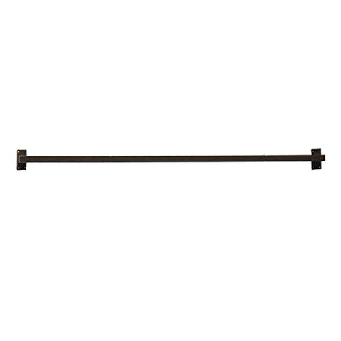 COAT RACK Wrought Iron Hanging, Clothing Store Wall Hanging Display Rack Clothing Shelf, Bedroom Bathroom Porch (Black)