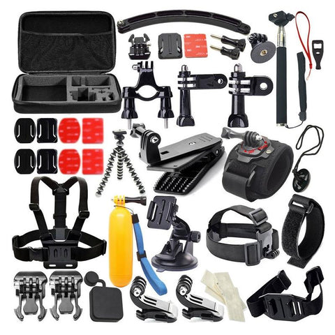 Accessory Kit for Gopro 48 in 1 Waterproof 147-Action Camera for Xiaomi