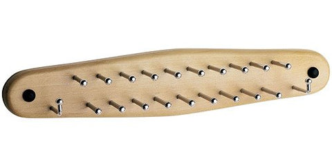 HomyDelight Non-Slip Wood Belt and Tie Rack - Natural 2 lbs 14.5" 2.75" 2.5"