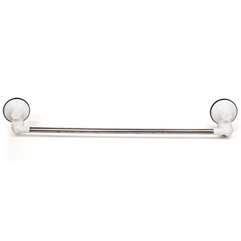Ping Bu Qing Yun Towel Rack - Stainless Steel, Universal Corner, Punch-Free, Wall-Mounted Bathroom Suction Cup Towel Holder, Suitable for Bathroom, Kitchen -71x6.5x11cm Towel Rack