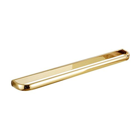 Ping Bu Qing Yun Towel Rack - Stainless Steel, Simple Gold-Plated European Metal Single Rod Perforated Towel Rack, Suitable for Bathroom, Home -57X7X2.5cm Towel Rack