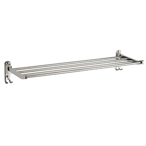 Ping Bu Qing Yun Towel Bar Stainless Steel European Bathroom Hardware Fitting Set Bathroom Bathroom Frame Single Folding 11cm 40cm 24cm Towel Rack