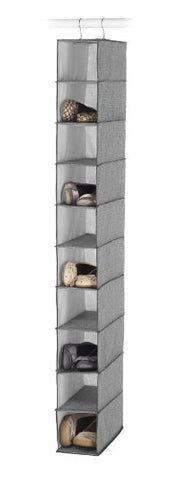 Whitmor Hanging Shoe Shelves - Crosshatch Gray