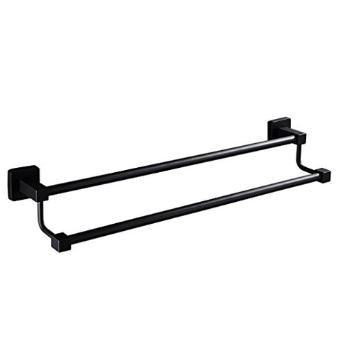 Ping Bu Qing Yun American Family Bathroom Stainless Steel Towel Bar Black Towel Rack Hotel Antique Bathroom Accessories 136cm 95cm 400cm / 500cm / 600cm Towel Rack (Size : 40cm)