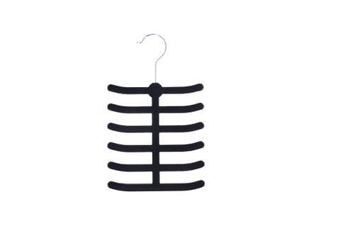 Achim Home Furnishings Velvet Anti-Slip Tie/Belt Hangers, 2-Pack