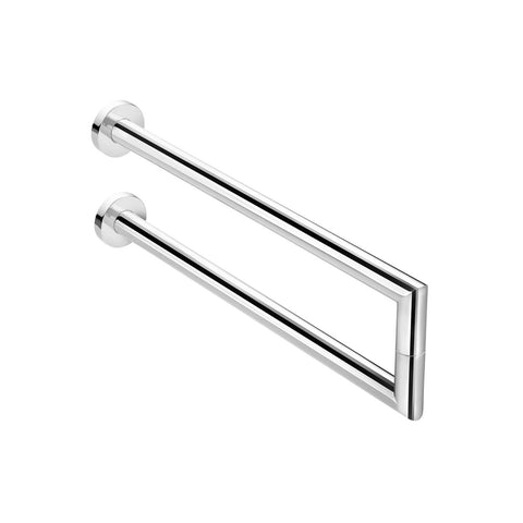 Pomdor Kubic Wall 14.2 in Double Towel Bar Rail Holder Hanger Towel Hanging Rack