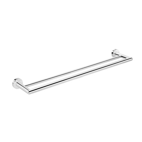 Pomdor Kubic Wall 23.6 in Double Towel Bar Rail Holder Hanger Towel Hanging Rack