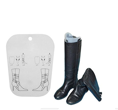 1Pair White Long and Short Shoe Tree - Multifunction Thicken Automatic Support Shape Shoe Tree Boot Shaper Tree Inserts Over Knee Shoes Thigh Boot Holder(22inch)