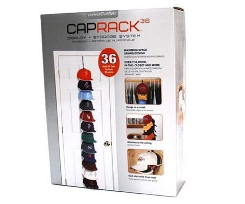 CapRack 36 Baseball Cap Hat Holder Rack Organizer Storage Door Closet Hanger NEW by Sunday Market