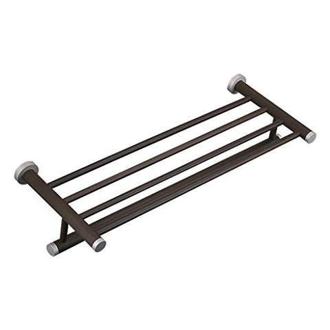 Ping Bu Qing Yun European Black Towel Rack Double Shelf Bathroom Wood Bathroom Accessories Set Bathroom Retro Towel Rack120mm235mm645mm Towel Rack