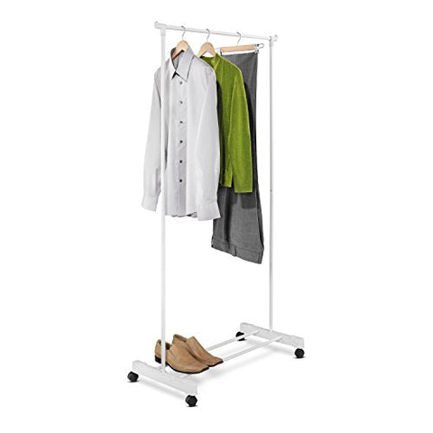 Honey-Can-Do Portable Garment Rack, White