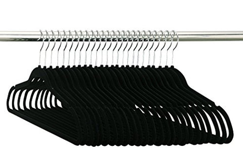 Organize It All Velvet Non-slip Clothing Hangers 50 Pack