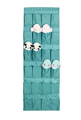 JINTN 24 Pockets Shoe Organizer Over the Door Wall Mounted Hanging Storage Bags Tidy Closet Home Bedroom Space Saver Caddy Organiser Rack Shelf Holders Household Wardrobe Accessory