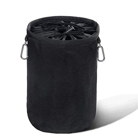 GUSTYLE Large Peg Bag, Durable and solid and Waterproof Clothes pin Bag with 2 Hanger Clips for Indoor and Outdoor Use