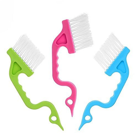 Sanvan Window Track Cleaning Brushes, Kitchen Cleaning Brushes,blind corner brushes,Hand-held Groove Gap Cleaning Tools Door