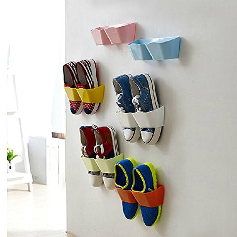My Toots Creative Hanging Shoe Rack Wall Hang Save Space Shoes Holder